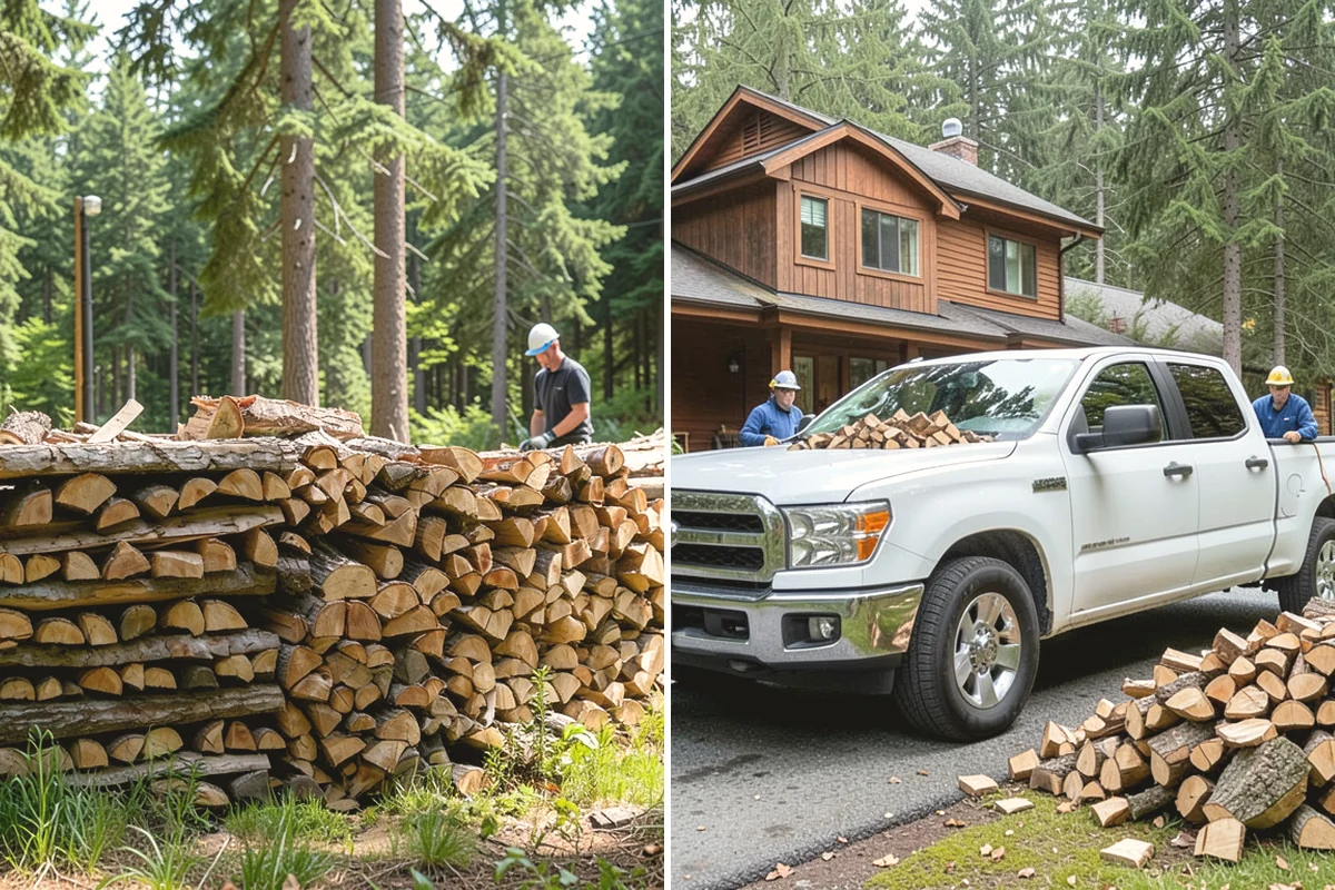 Fireplace-Size Firewood in Lake Stevens, Snohomish County, WA - Confirm your fireplace dimensions and volume