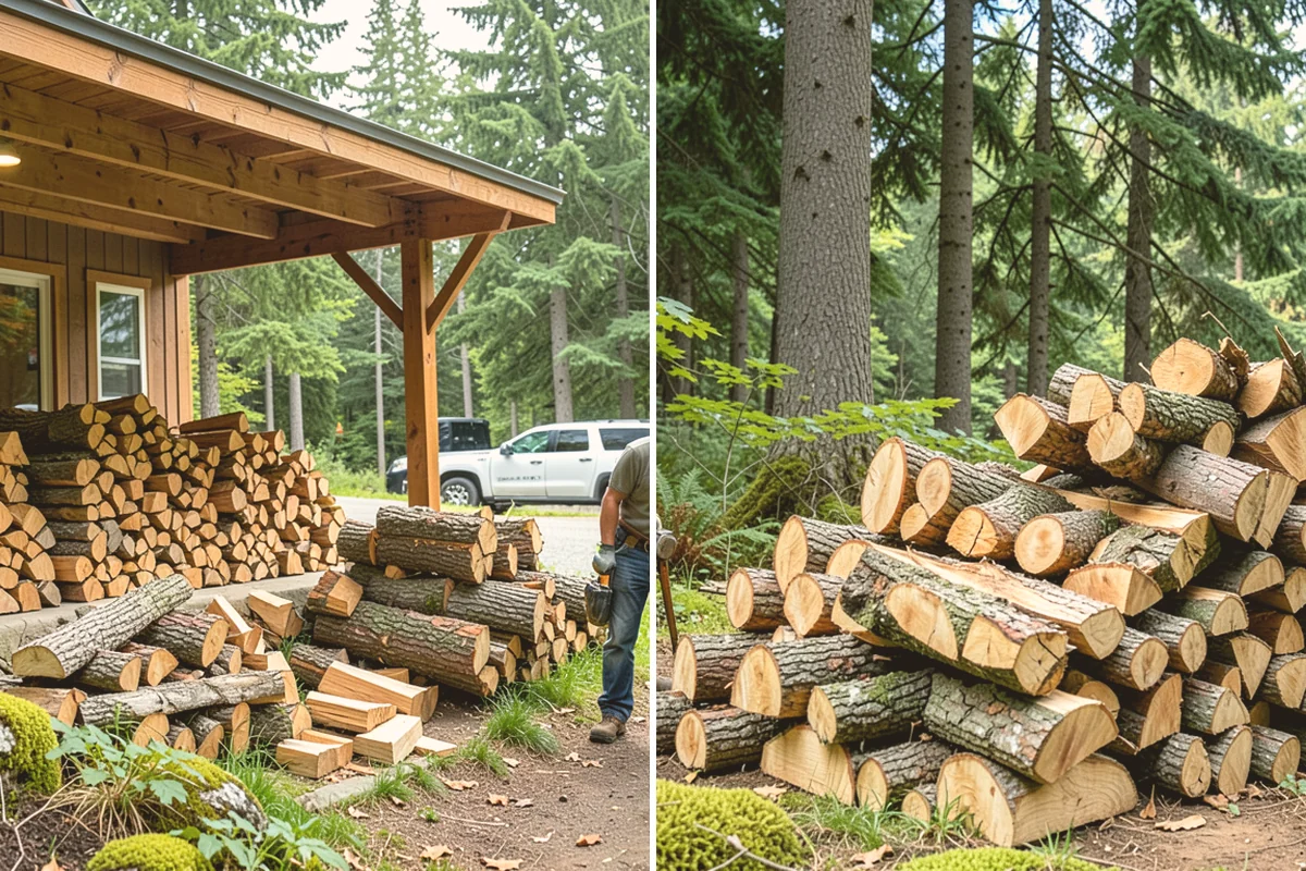 Fireplace-Size Firewood in Langley, Island County, WA - Confirm your fireplace dimensions and volume