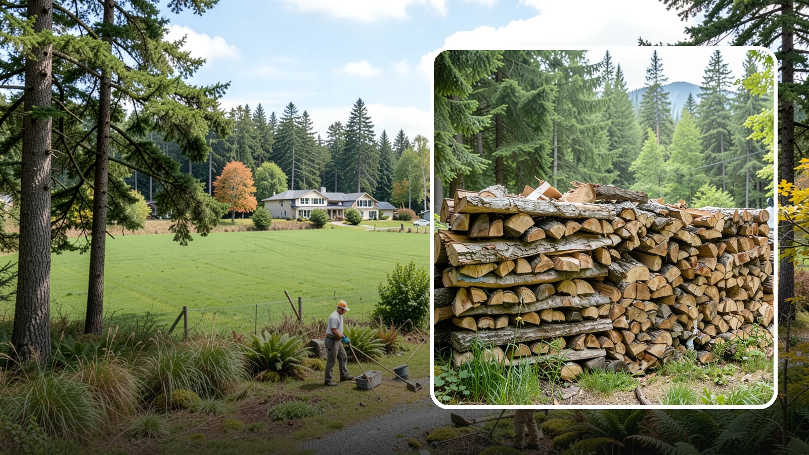 Fireplace-Size Firewood in Lyman, WA - Firewood cut to a comfortable fireplace length for easy loading and an even burn.