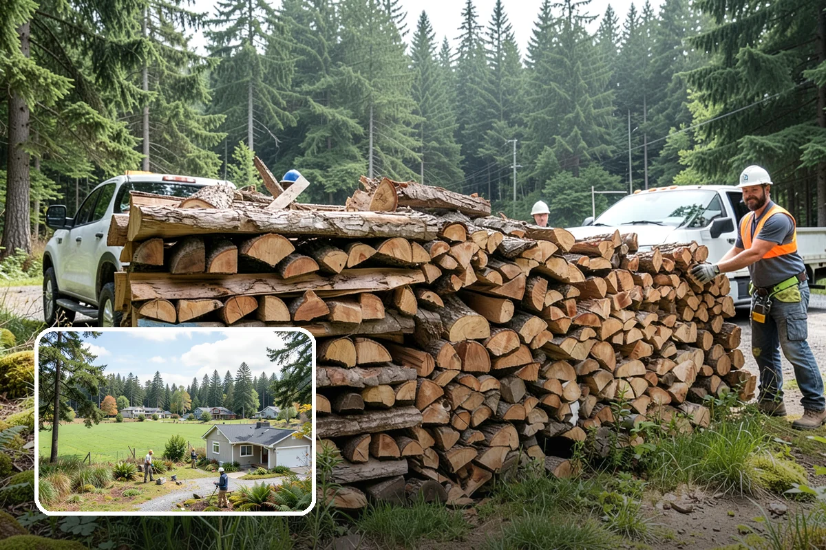 Fireplace-Size Firewood in Lyman, WA - Sized for traditional open fireplaces