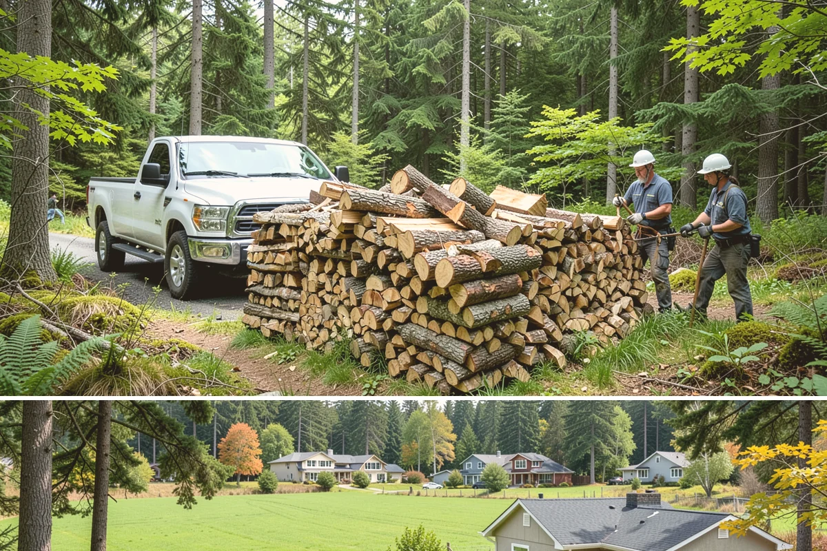 Fireplace-Size Firewood in Lyman, WA - Buy in late summer or early fall so your fireplace wood is seasoned and ready for the cold months.