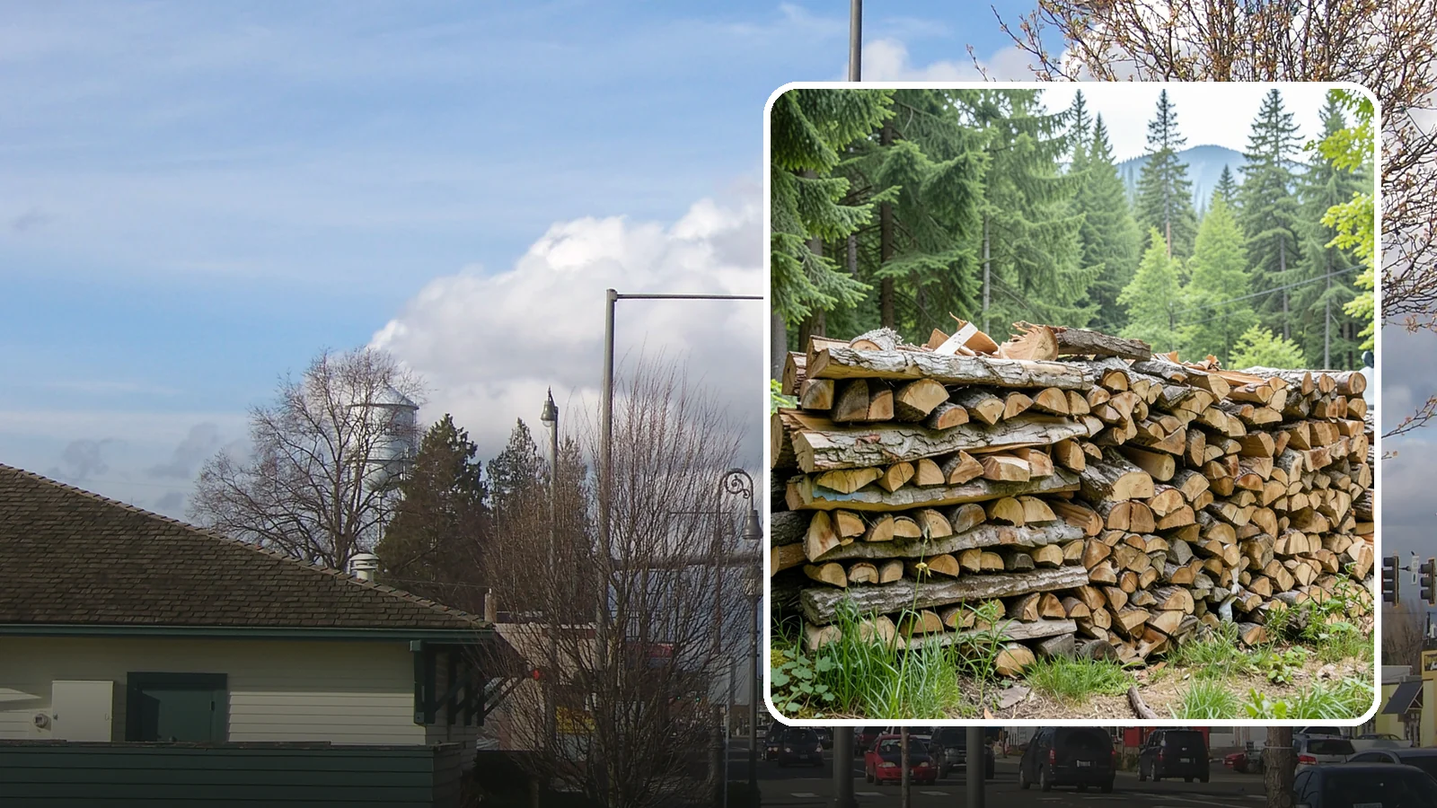 Fireplace-Size Firewood in Marysville, Snohomish County, WA - Firewood cut to a comfortable fireplace length for easy loading and an even burn.