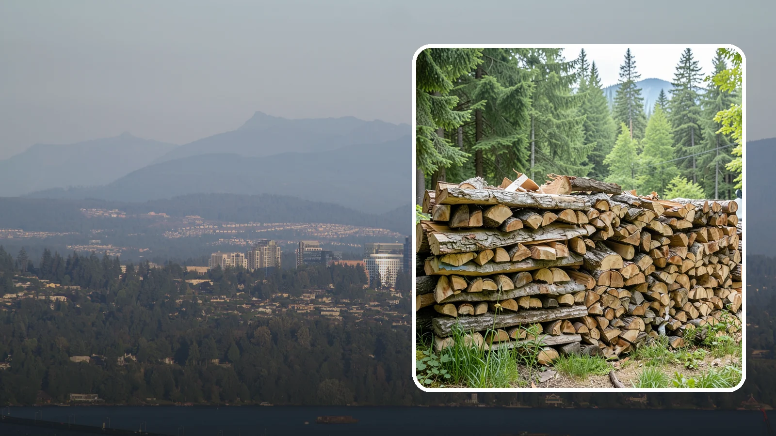 Fireplace-Size Firewood in Medina, King County, WA - Firewood cut to a comfortable fireplace length for easy loading and an even burn.