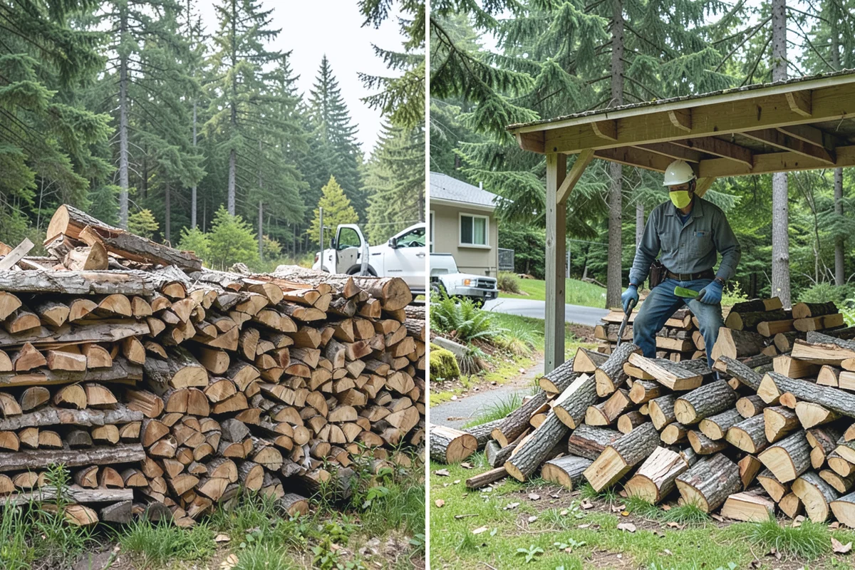 Fireplace-Size Firewood in Medina, King County, WA - Confirm your fireplace dimensions and volume
