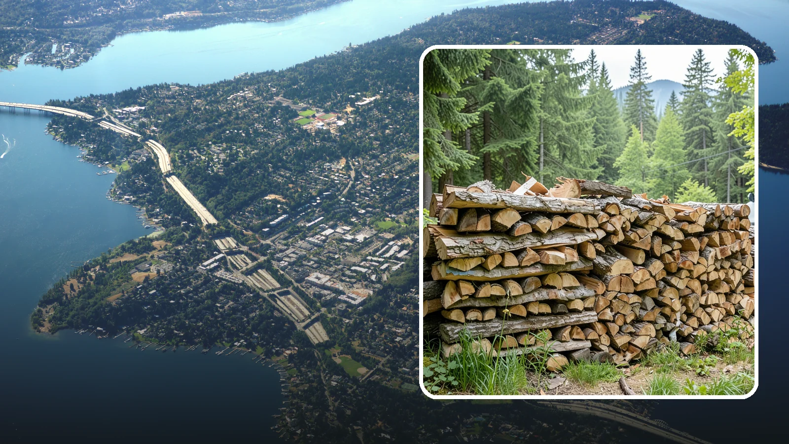 Fireplace-Size Firewood in Mercer Island, King County, WA - Firewood cut to a comfortable fireplace length for easy loading and an even burn.