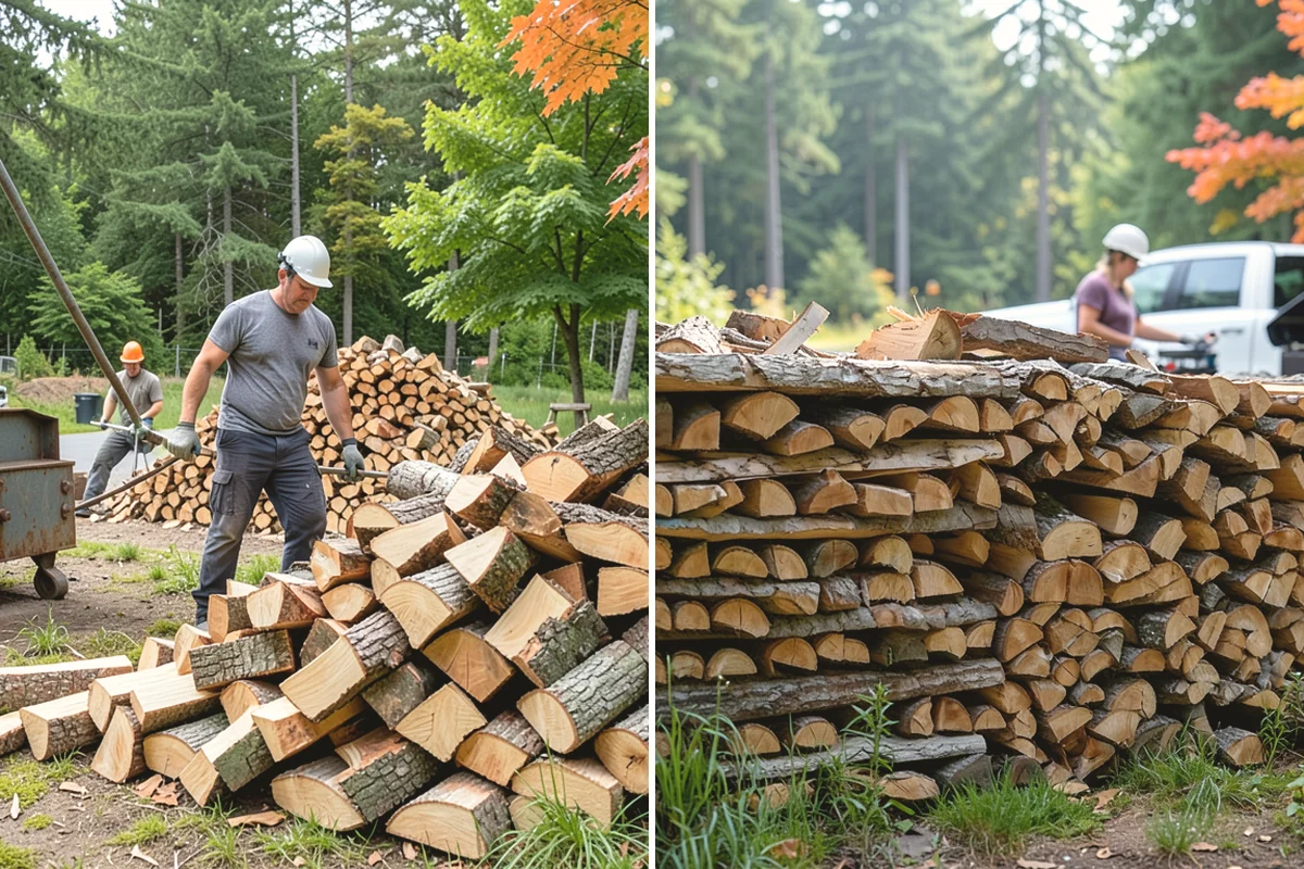 Fireplace-Size Firewood in Mill Creek, Snohomish County, WA - Confirm your fireplace dimensions and volume