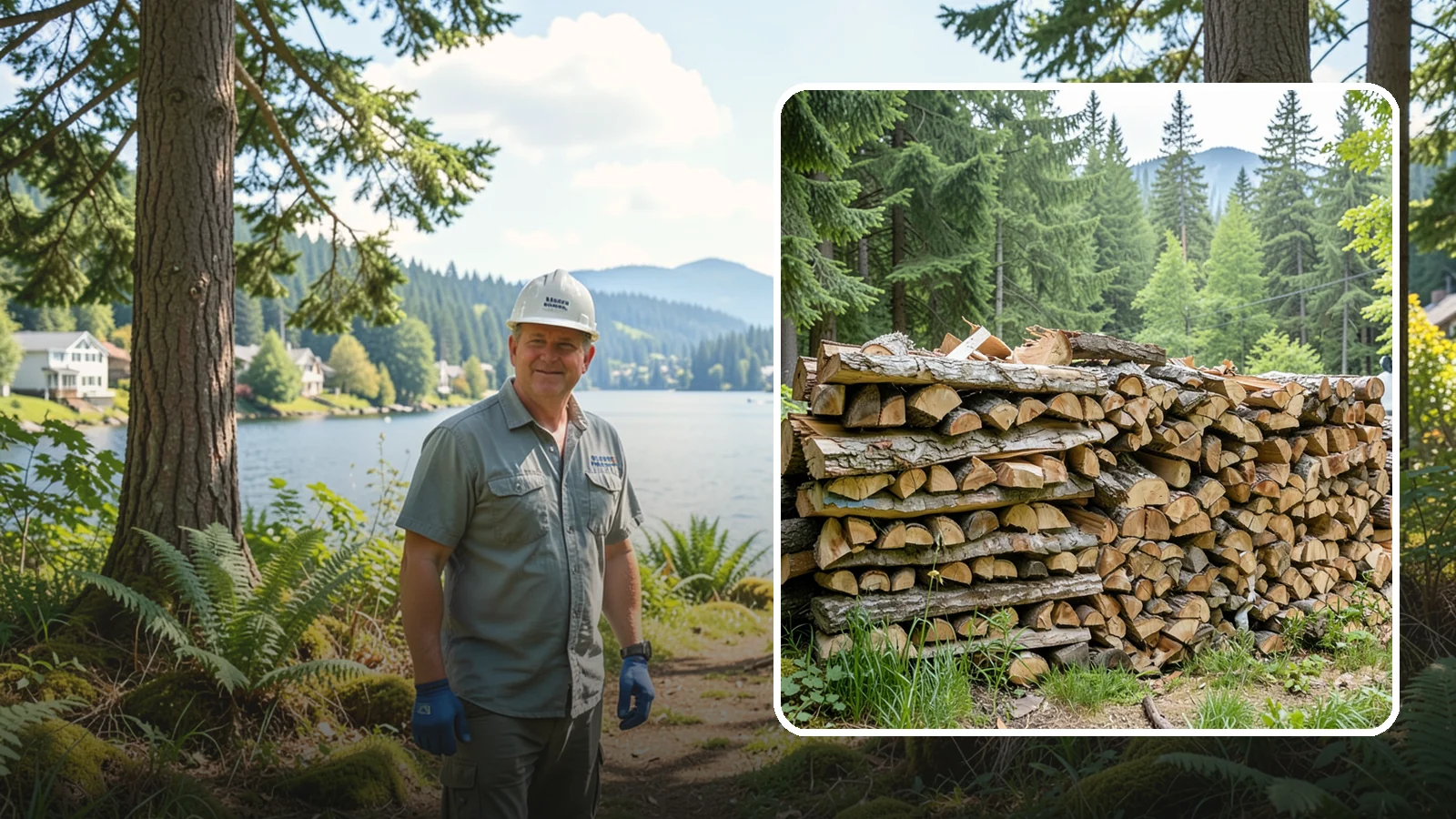 Fireplace-Size Firewood in Milton, King County, WA - Firewood cut to a comfortable fireplace length for easy loading and an even burn.