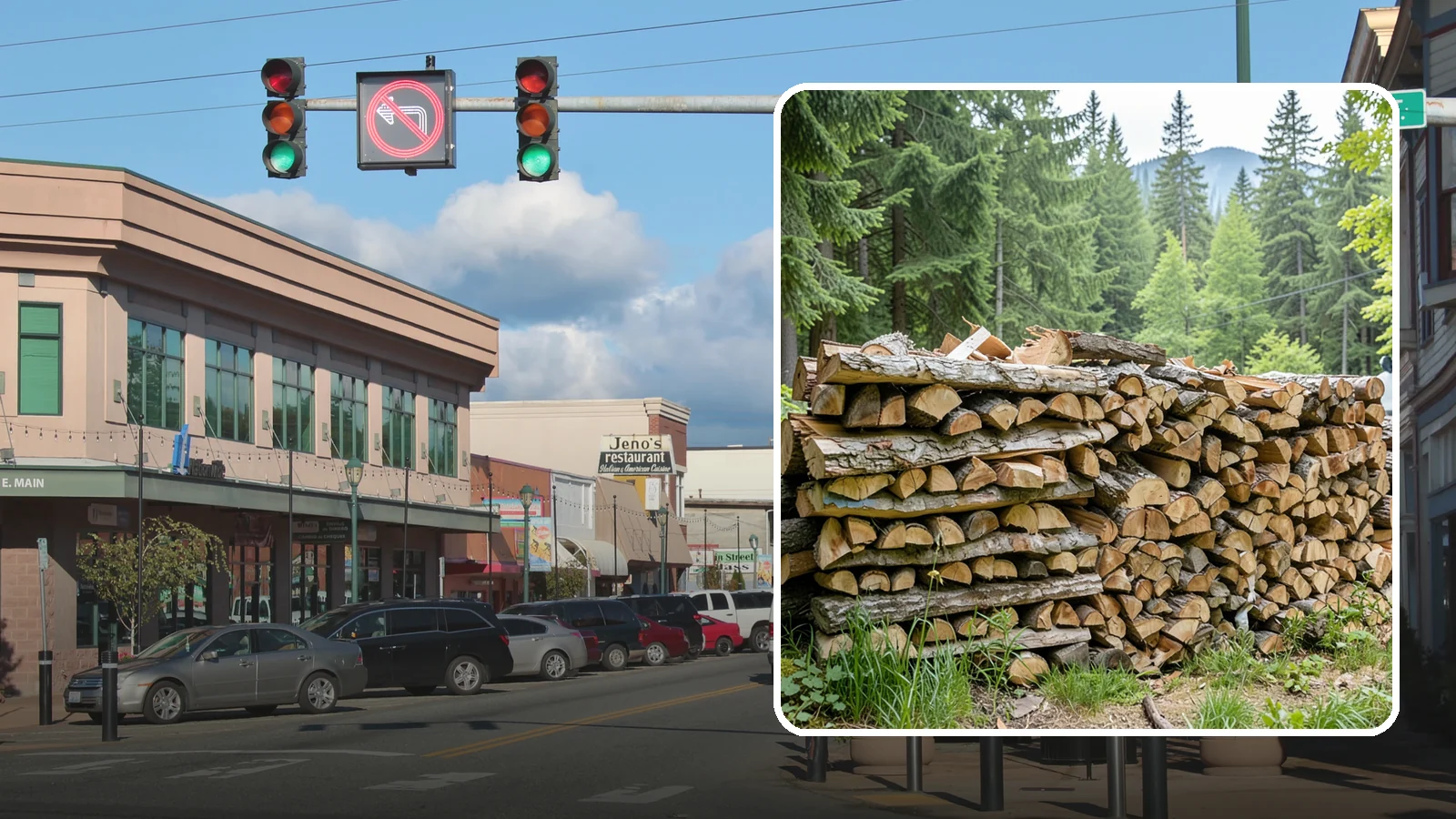 Fireplace-Size Firewood in Monroe, Snohomish County, WA - Firewood cut to a comfortable fireplace length for easy loading and an even burn.