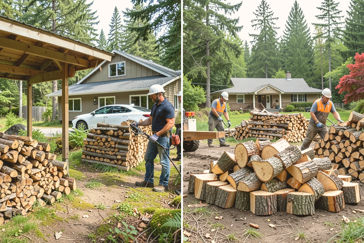 Fireplace-Size Firewood in Newcastle, King County, WA - Confirm your fireplace dimensions and volume