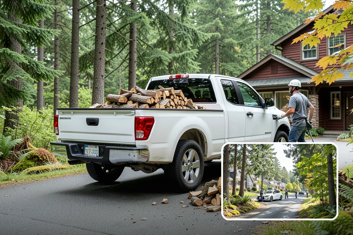 Fireplace-Size Firewood in Normandy Park, King County, WA - Sized for traditional open fireplaces