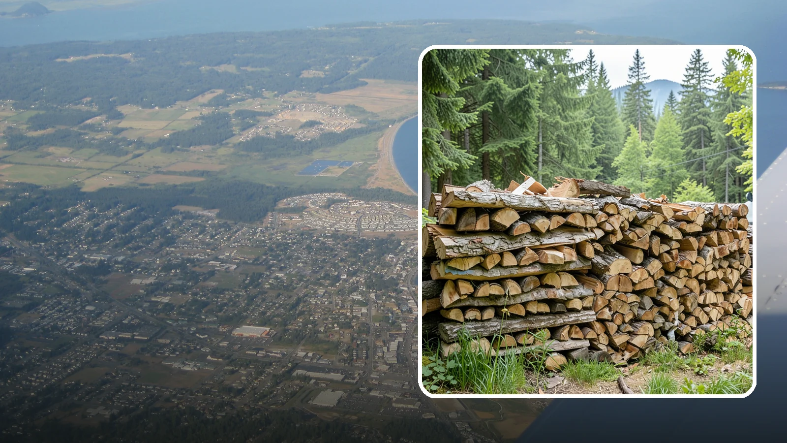 Fireplace-Size Firewood in Oak Harbor, Island County, WA - Firewood cut to a comfortable fireplace length for easy loading and an even burn.