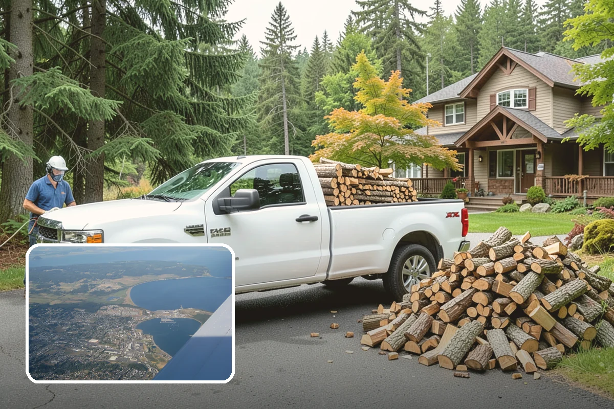 Fireplace-Size Firewood in Oak Harbor, Island County, WA - Sized for traditional open fireplaces