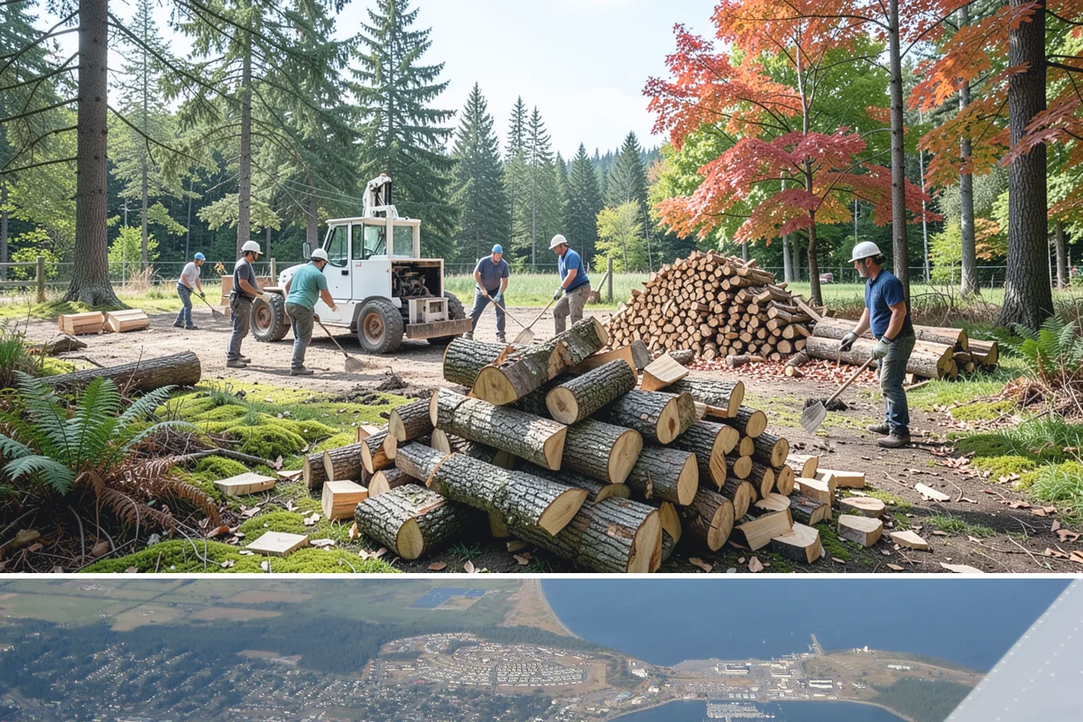 Fireplace-Size Firewood in Oak Harbor, Island County, WA - Buy in late summer or early fall so your fireplace wood is seasoned and ready for the cold months.