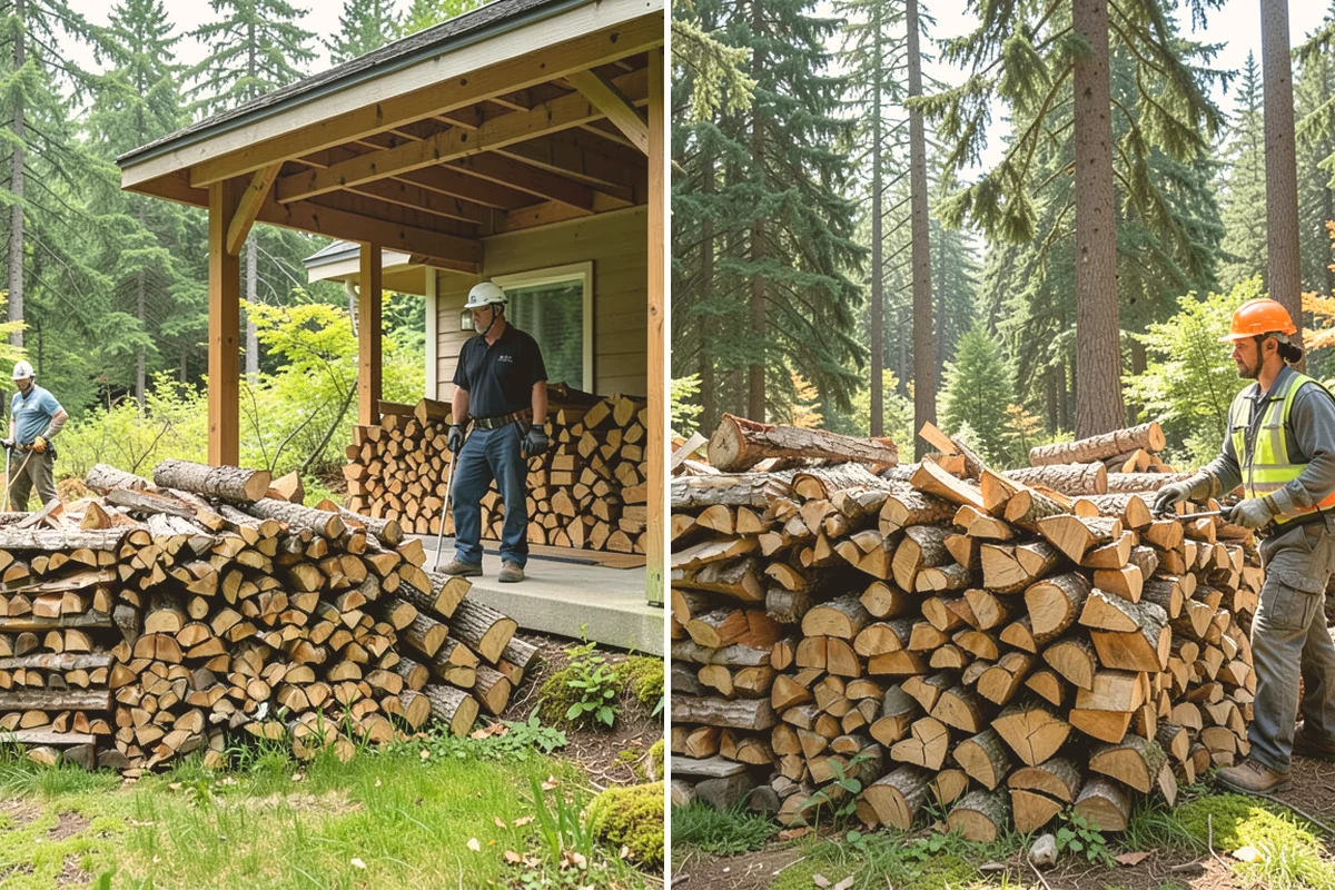 Fireplace-Size Firewood in Orting, Pierce County, WA - Confirm your fireplace dimensions and volume