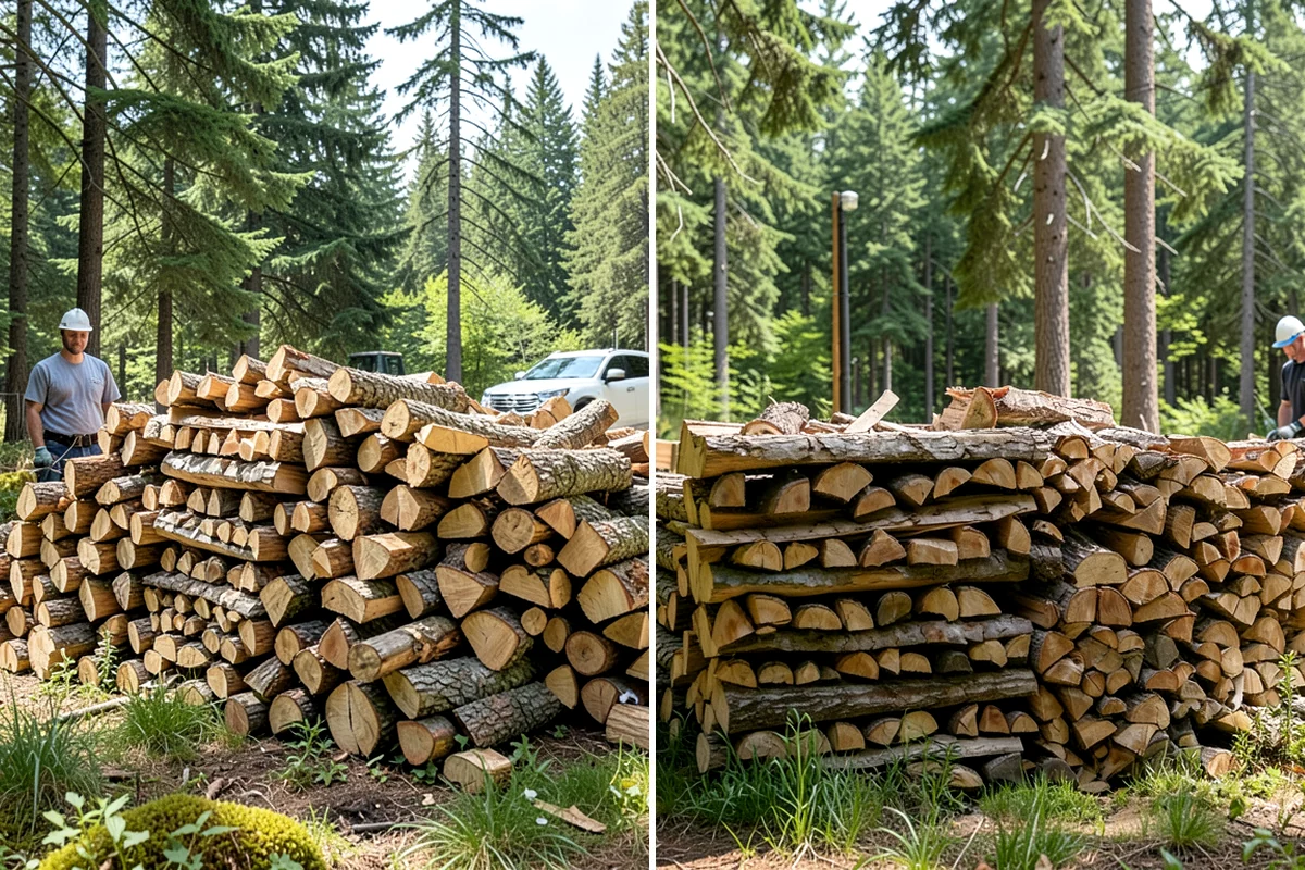 Fireplace-Size Firewood in Pacific, King County, WA - Confirm your fireplace dimensions and volume