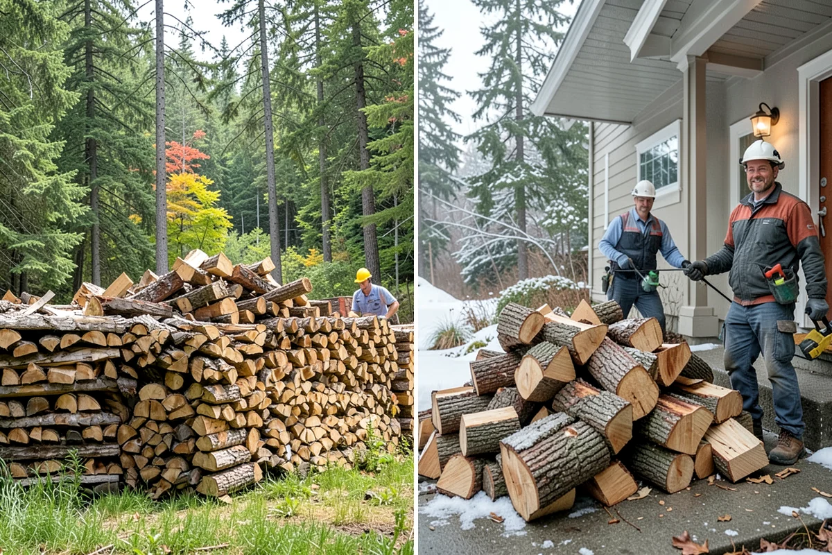 Fireplace-Size Firewood in Puyallup, Pierce County, WA - Confirm your fireplace dimensions and volume