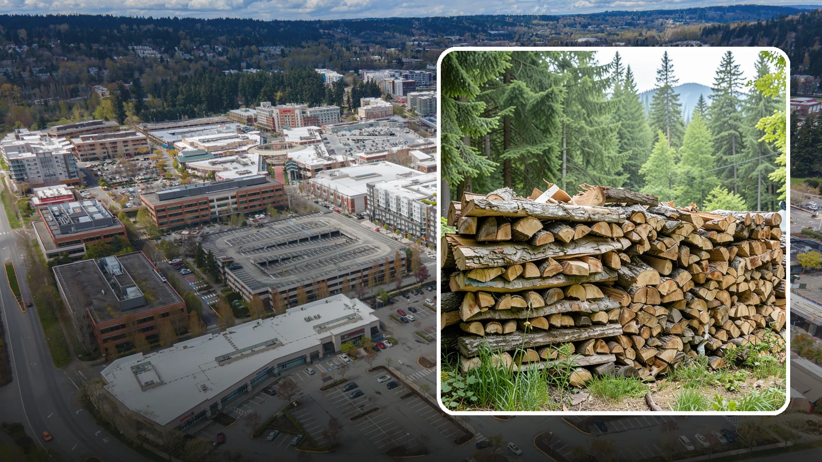 Fireplace-Size Firewood in Redmond, King County, WA - Firewood cut to a comfortable fireplace length for easy loading and an even burn.