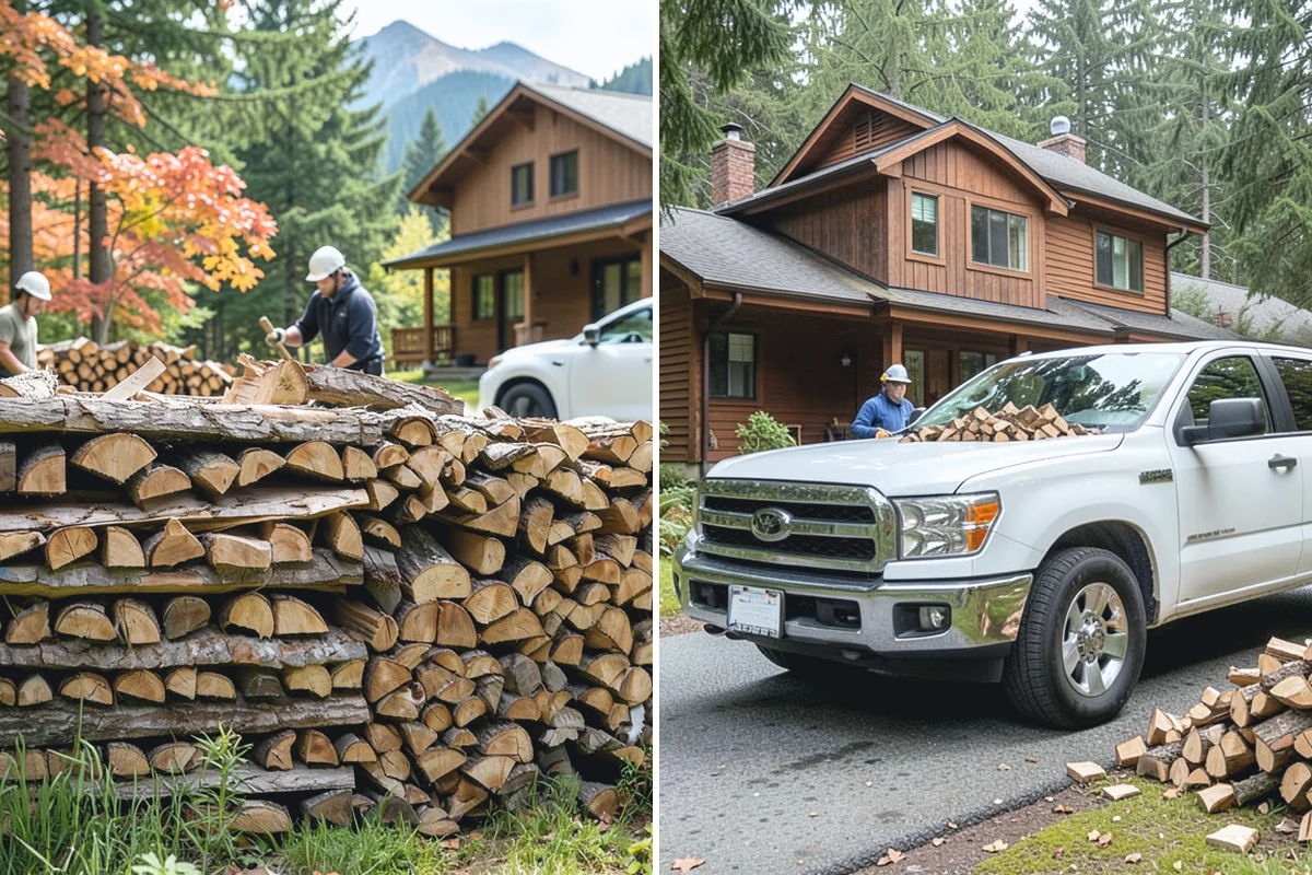 Fireplace-Size Firewood in Redmond, King County, WA - Confirm your fireplace dimensions and volume