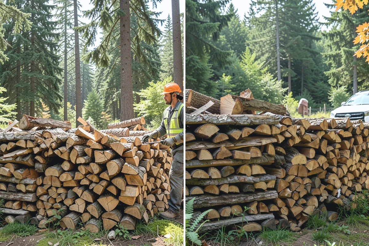 Fireplace-Size Firewood in Roy, Pierce County, WA - Confirm your fireplace dimensions and volume
