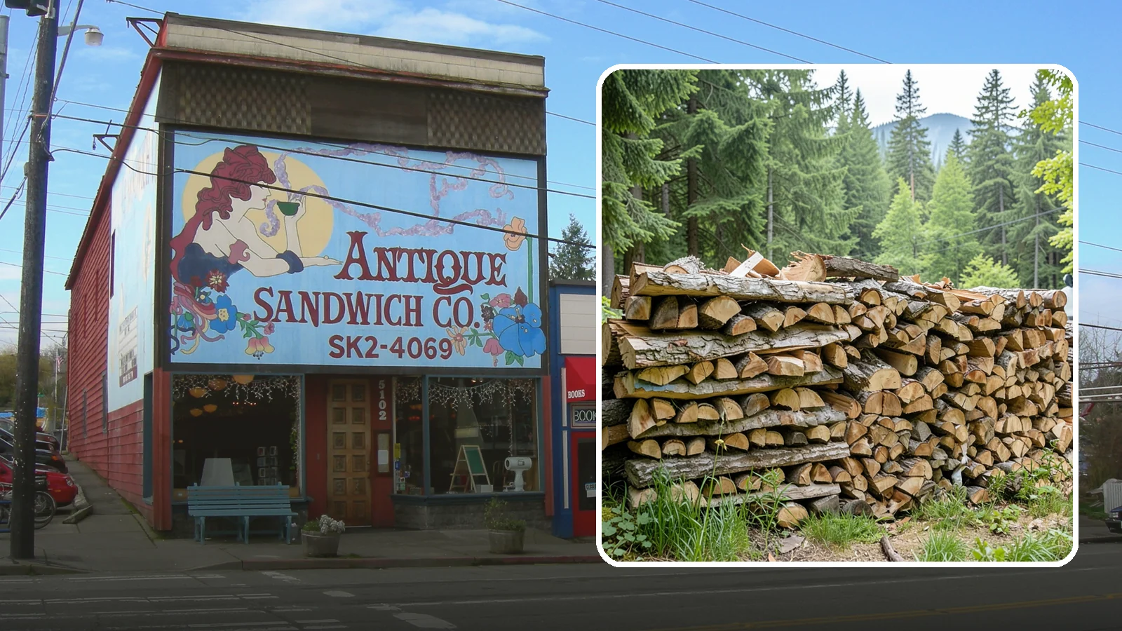 Fireplace-Size Firewood in Ruston, Pierce County, WA - Firewood cut to a comfortable fireplace length for easy loading and an even burn.