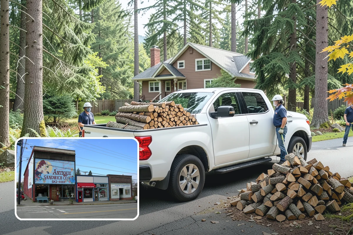 Fireplace-Size Firewood in Ruston, Pierce County, WA - Sized for traditional open fireplaces