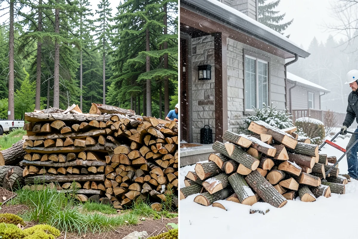 Fireplace-Size Firewood in SeaTac, WA - Confirm your fireplace dimensions and volume