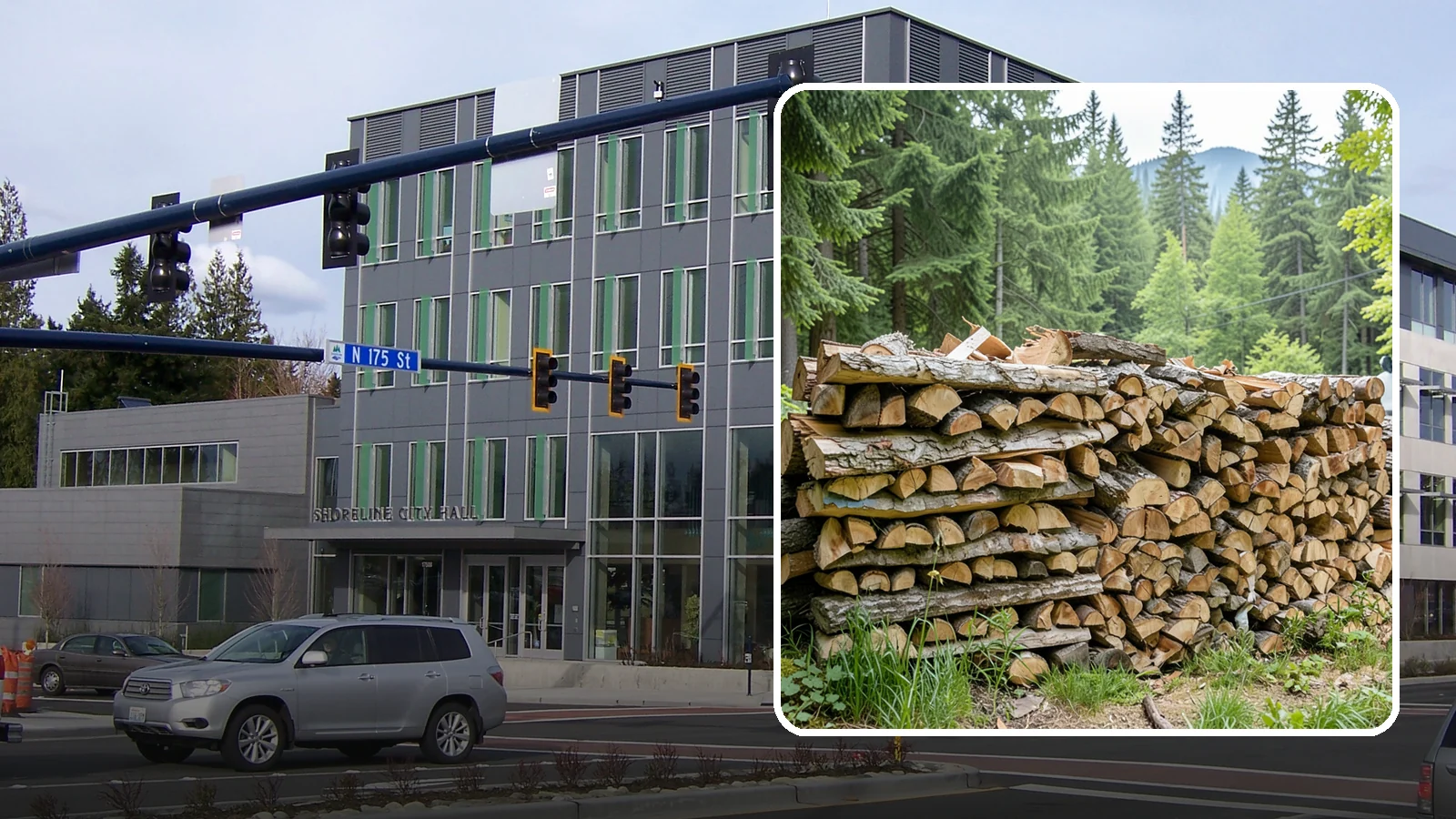 Fireplace-Size Firewood in Shoreline, King County, WA - Firewood cut to a comfortable fireplace length for easy loading and an even burn.