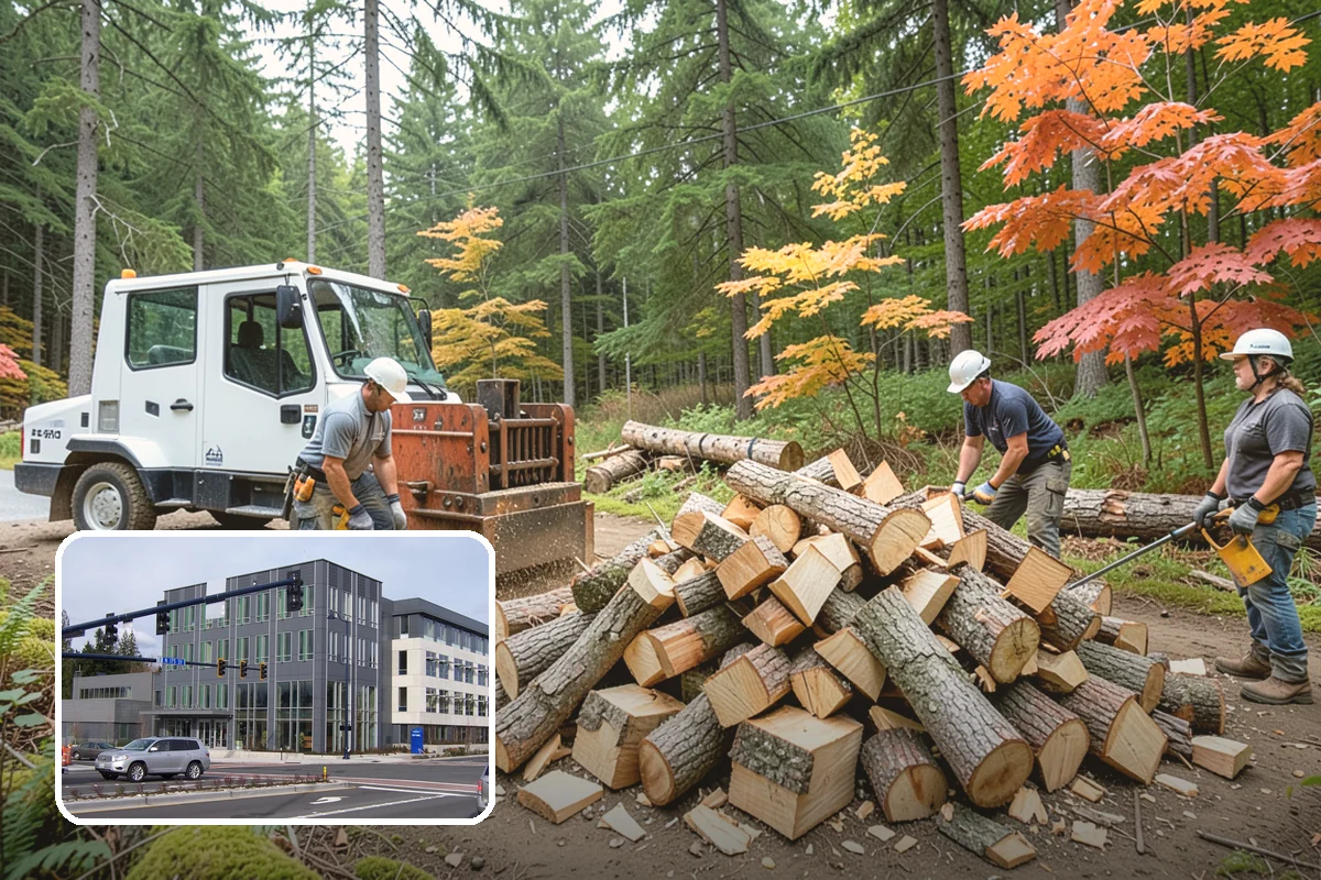 Fireplace-Size Firewood in Shoreline, King County, WA - Sized for traditional open fireplaces