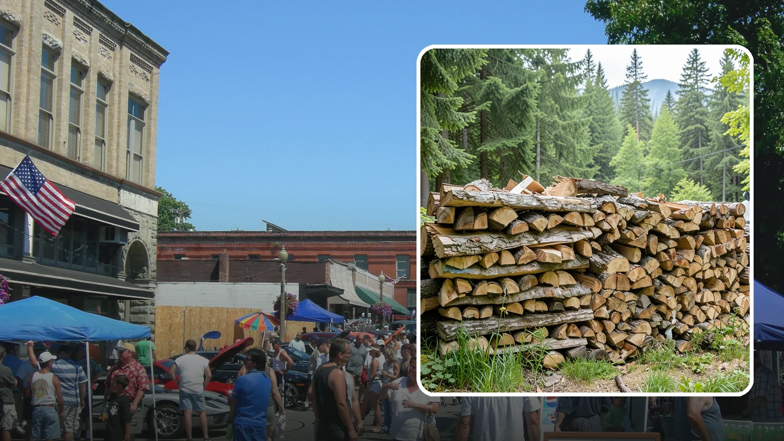 Fireplace-Size Firewood in Snohomish, Snohomish County, WA - Firewood cut to a comfortable fireplace length for easy loading and an even burn.