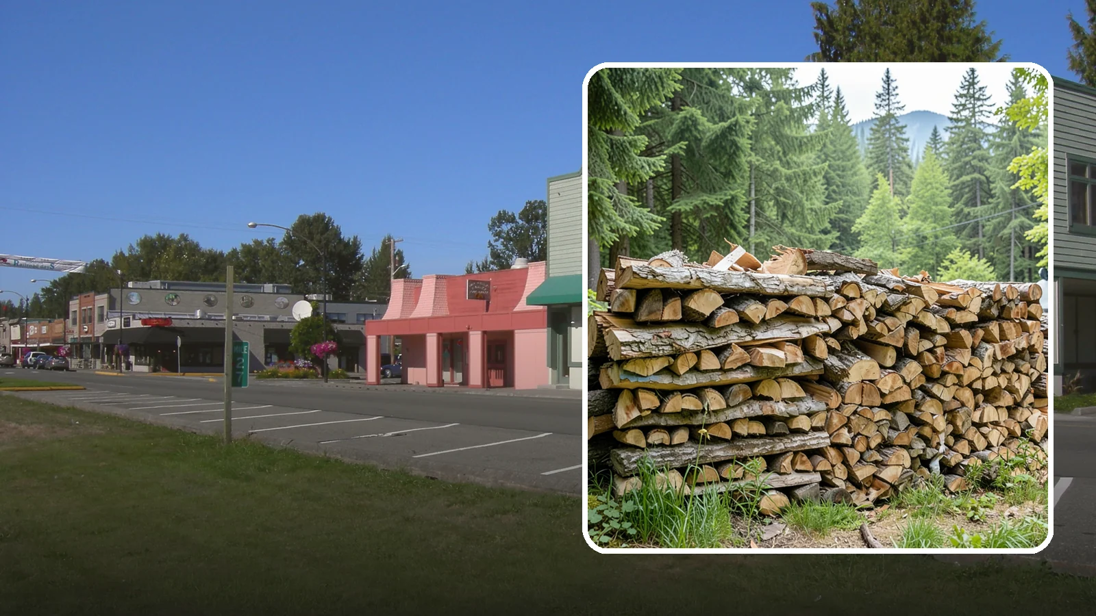 Fireplace-Size Firewood in Snoqualmie, King County, WA - Firewood cut to a comfortable fireplace length for easy loading and an even burn.
