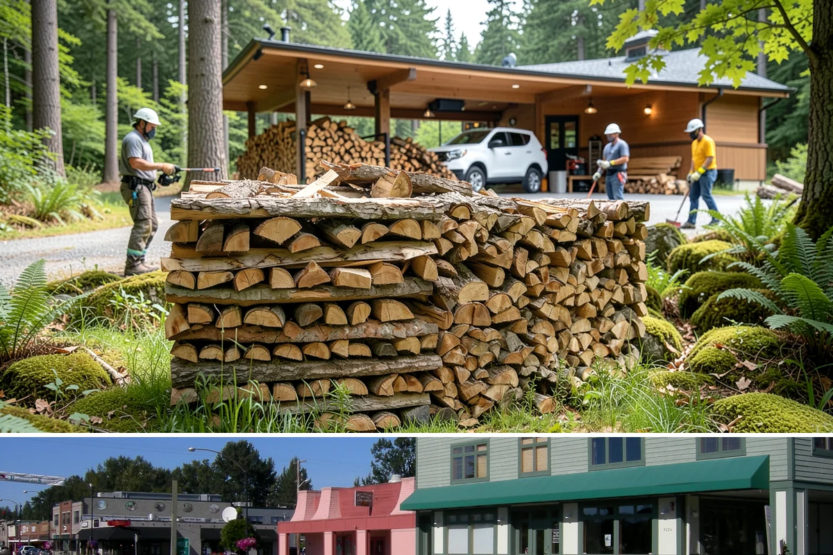 Fireplace-Size Firewood in Snoqualmie, King County, WA - Buy in late summer or early fall so your fireplace wood is seasoned and ready for the cold months.