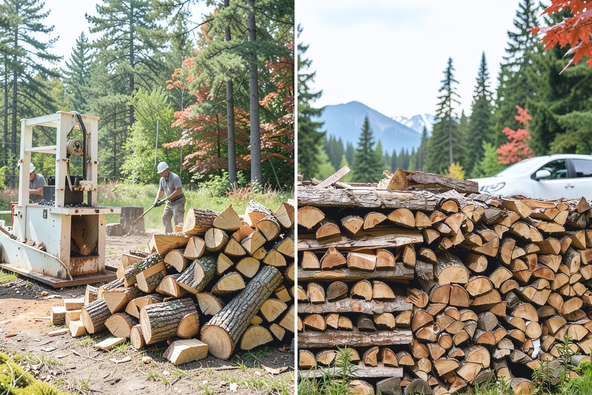 Fireplace-Size Firewood in South Prairie, Pierce County, WA - Confirm your fireplace dimensions and volume
