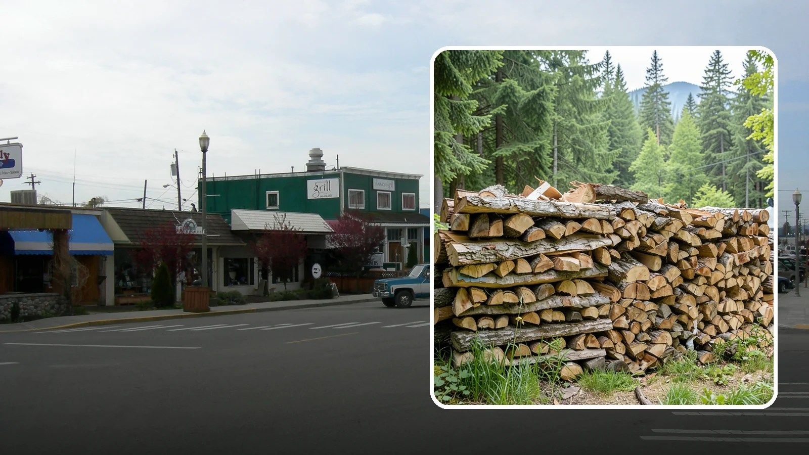 Fireplace-Size Firewood in Stanwood, Snohomish County, WA - Firewood cut to a comfortable fireplace length for easy loading and an even burn.
