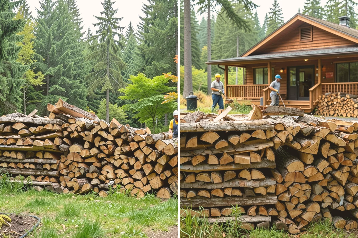 Fireplace-Size Firewood in Stanwood, Snohomish County, WA - Confirm your fireplace dimensions and volume
