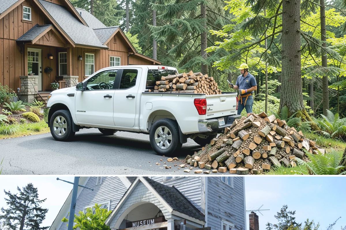 Fireplace-Size Firewood in Steilacoom, Pierce County, WA - Buy in late summer or early fall so your fireplace wood is seasoned and ready for the cold months.