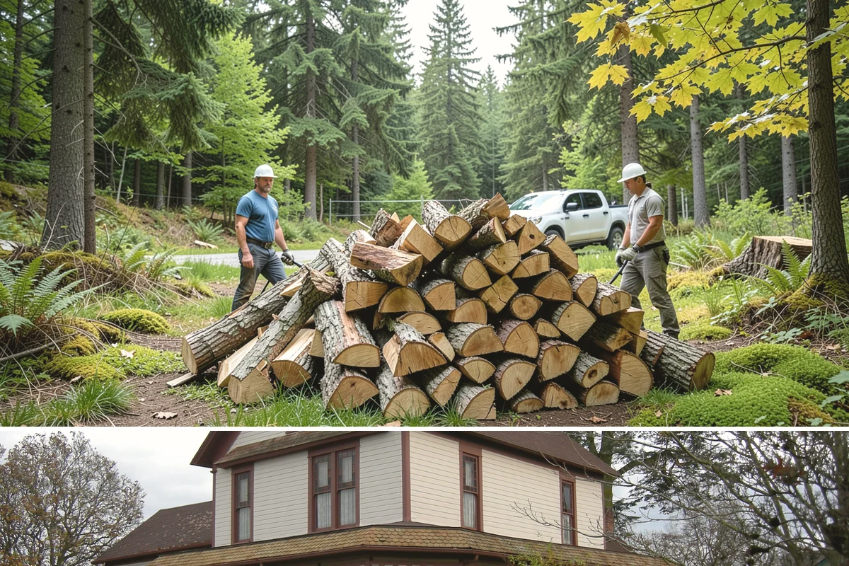 Fireplace-Size Firewood in Sumner, Pierce County, WA - Buy in late summer or early fall so your fireplace wood is seasoned and ready for the cold months.