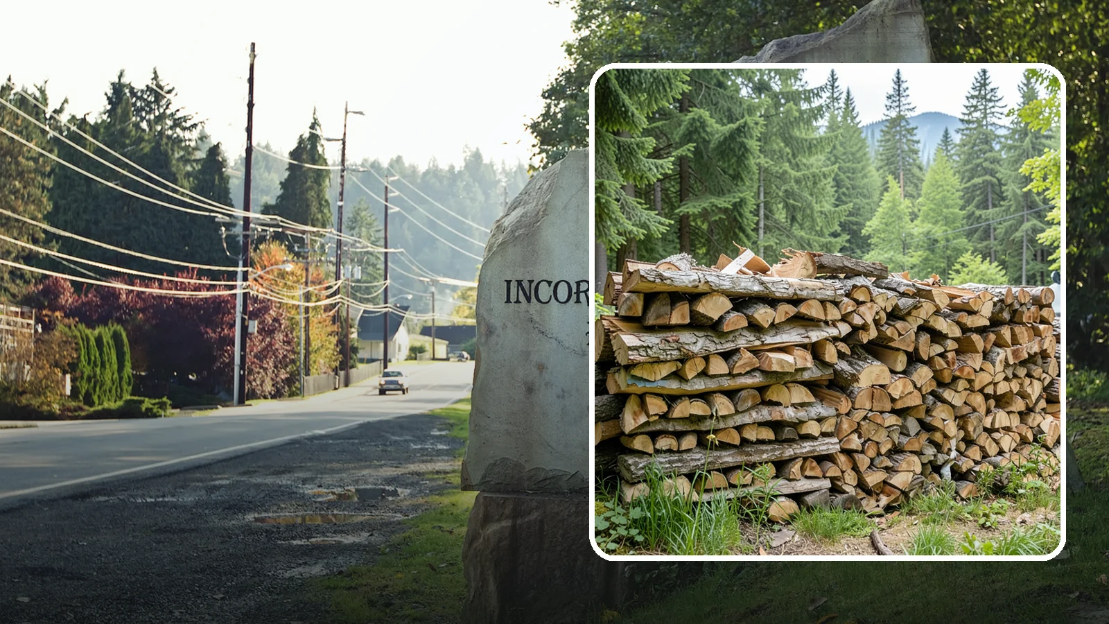 Fireplace-Size Firewood in Wilkeson, Pierce County, WA - Firewood cut to a comfortable fireplace length for easy loading and an even burn.