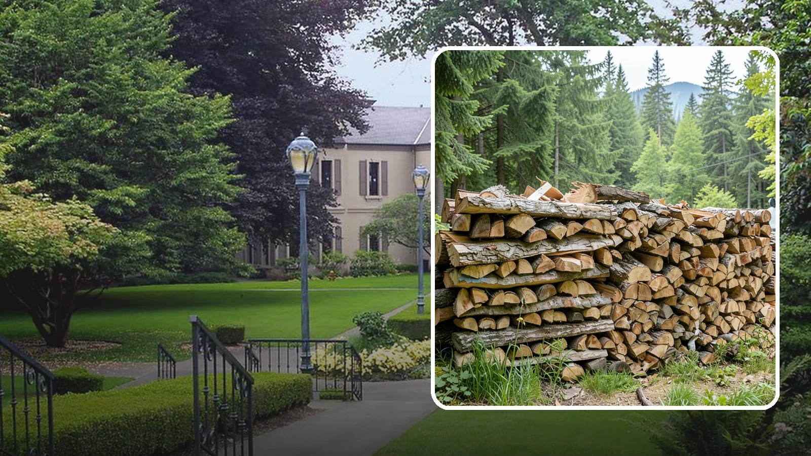 Fireplace-Size Firewood in Woodinville, King County, WA - Firewood cut to a comfortable fireplace length for easy loading and an even burn.