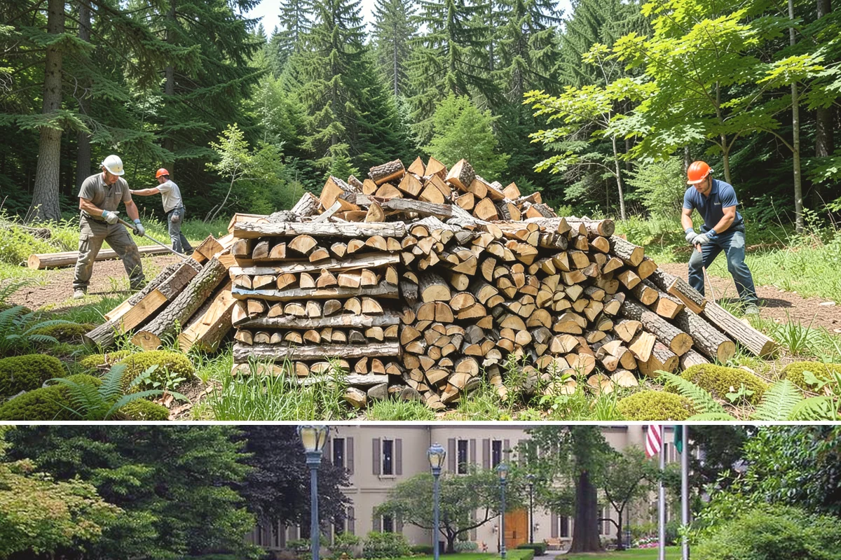 Fireplace-Size Firewood in Woodinville, King County, WA - Buy in late summer or early fall so your fireplace wood is seasoned and ready for the cold months.