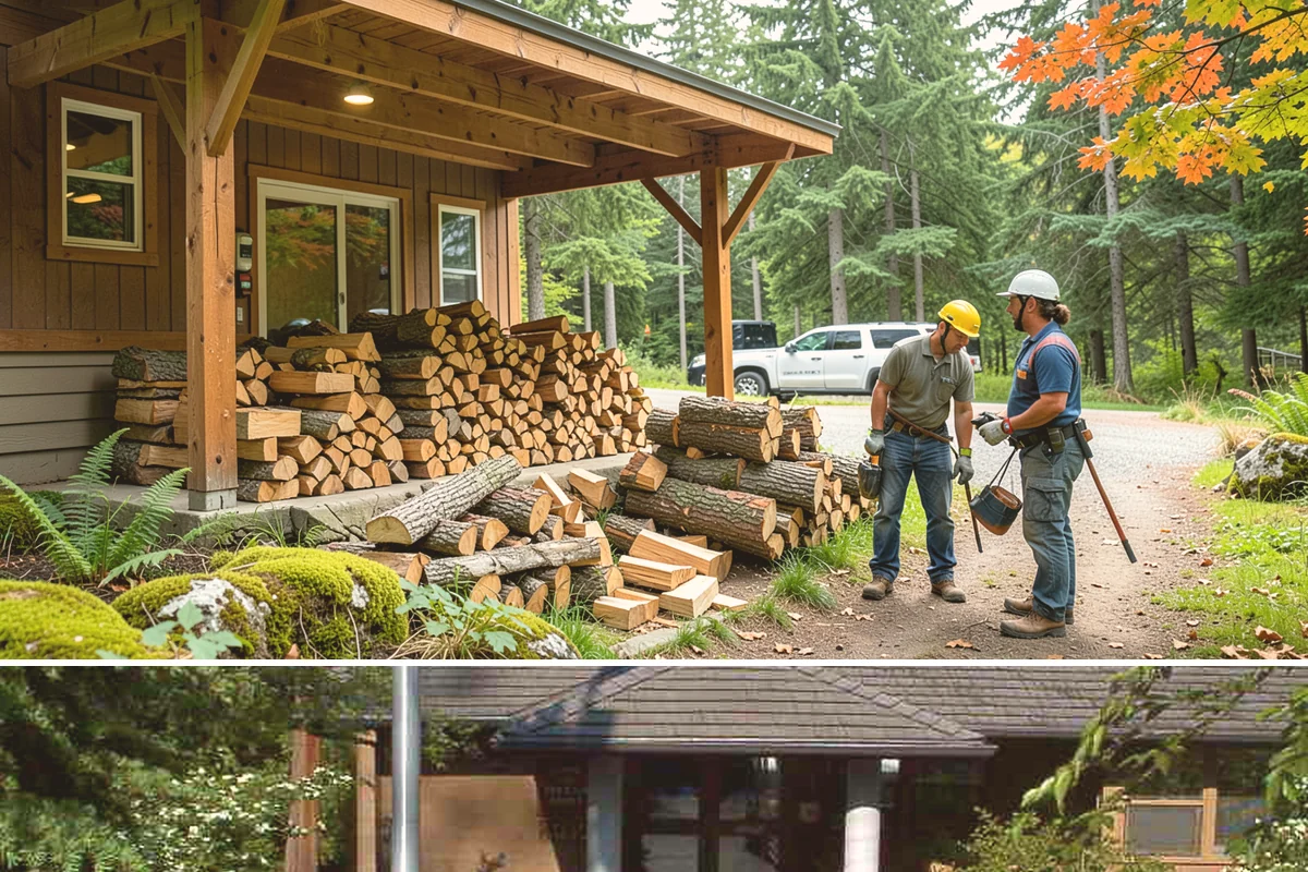 Fireplace-Size Firewood in Yarrow Point, King County, WA - Buy in late summer or early fall so your fireplace wood is seasoned and ready for the cold months.