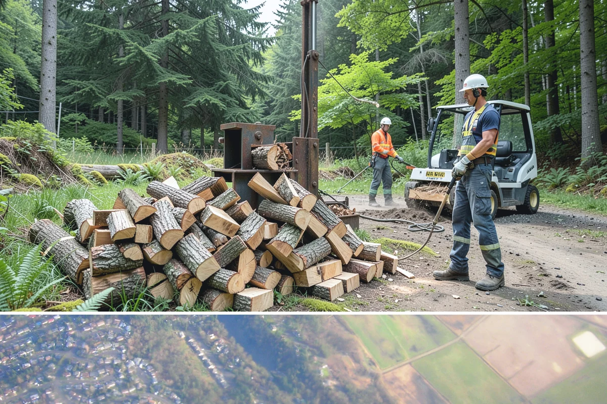 Firewood Area Cleanup in Algona, King County, WA - Early spring is the sweet spot for a full reset after winter, though a fall visit preps the space ahead of heating season.
