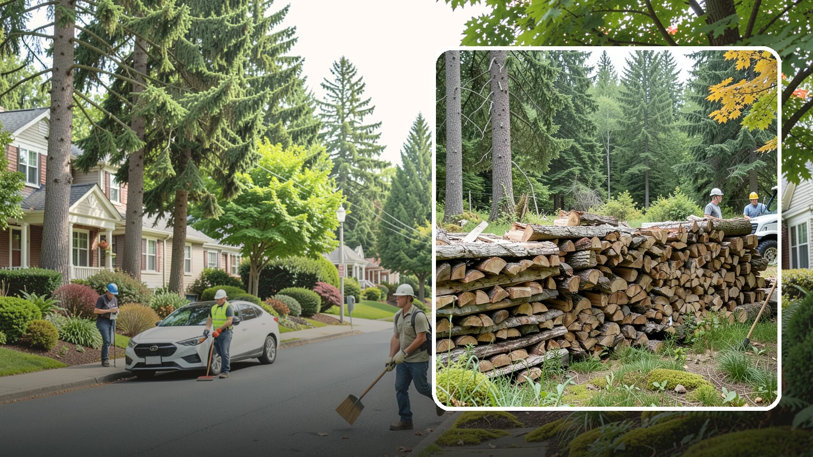 Firewood Area Cleanup in Beaux Arts Village, King County, WA - We give your entire firewood zone a full reset, clearing debris, scraps, and clutter from top to bottom.
