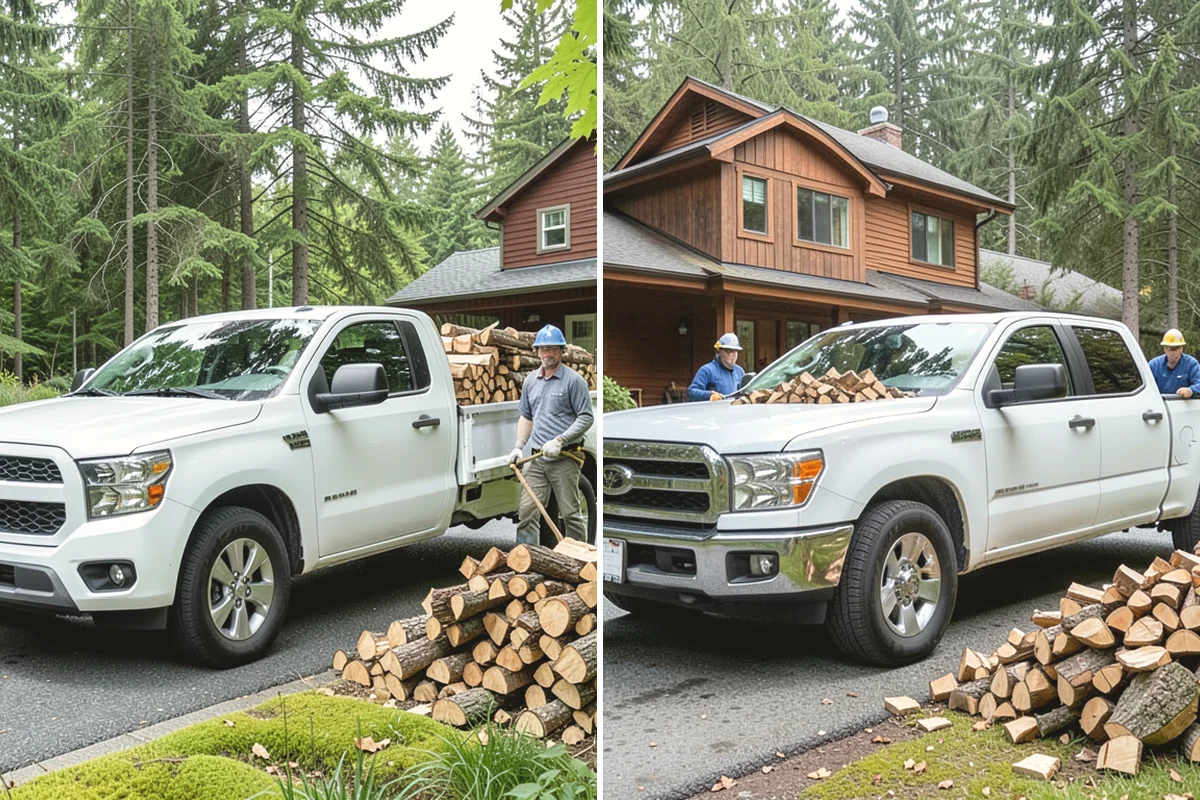 Firewood Area Cleanup in Black Diamond, King County, WA - Assess the full firewood area and note all the material to clear