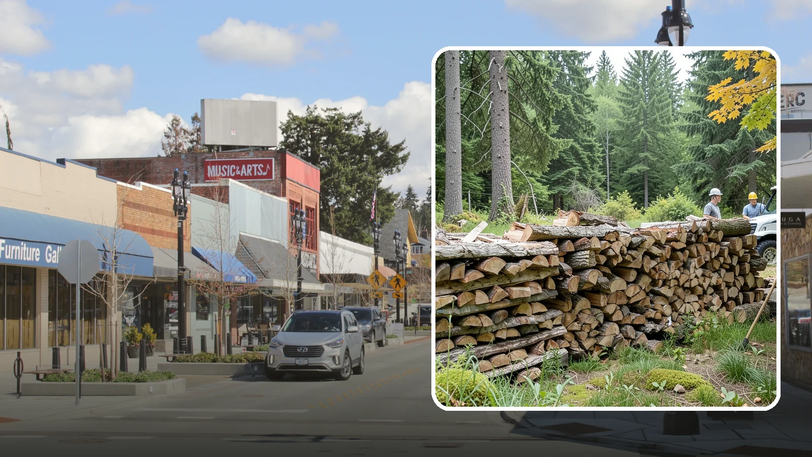 Firewood Area Cleanup in Bothell, King County, WA - We give your entire firewood zone a full reset, clearing debris, scraps, and clutter from top to bottom.