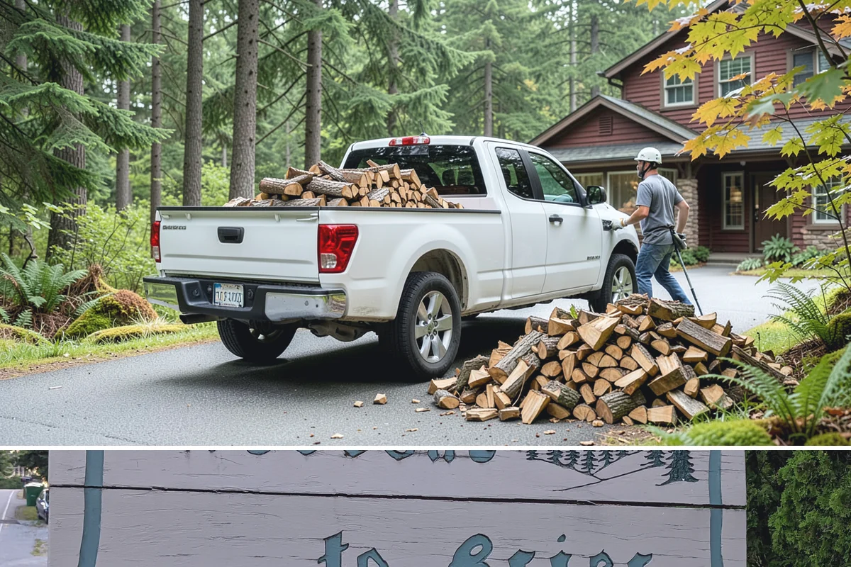 Firewood Area Cleanup in Brier, Snohomish County, WA - Early spring is the sweet spot for a full reset after winter, though a fall visit preps the space ahead of heating season.