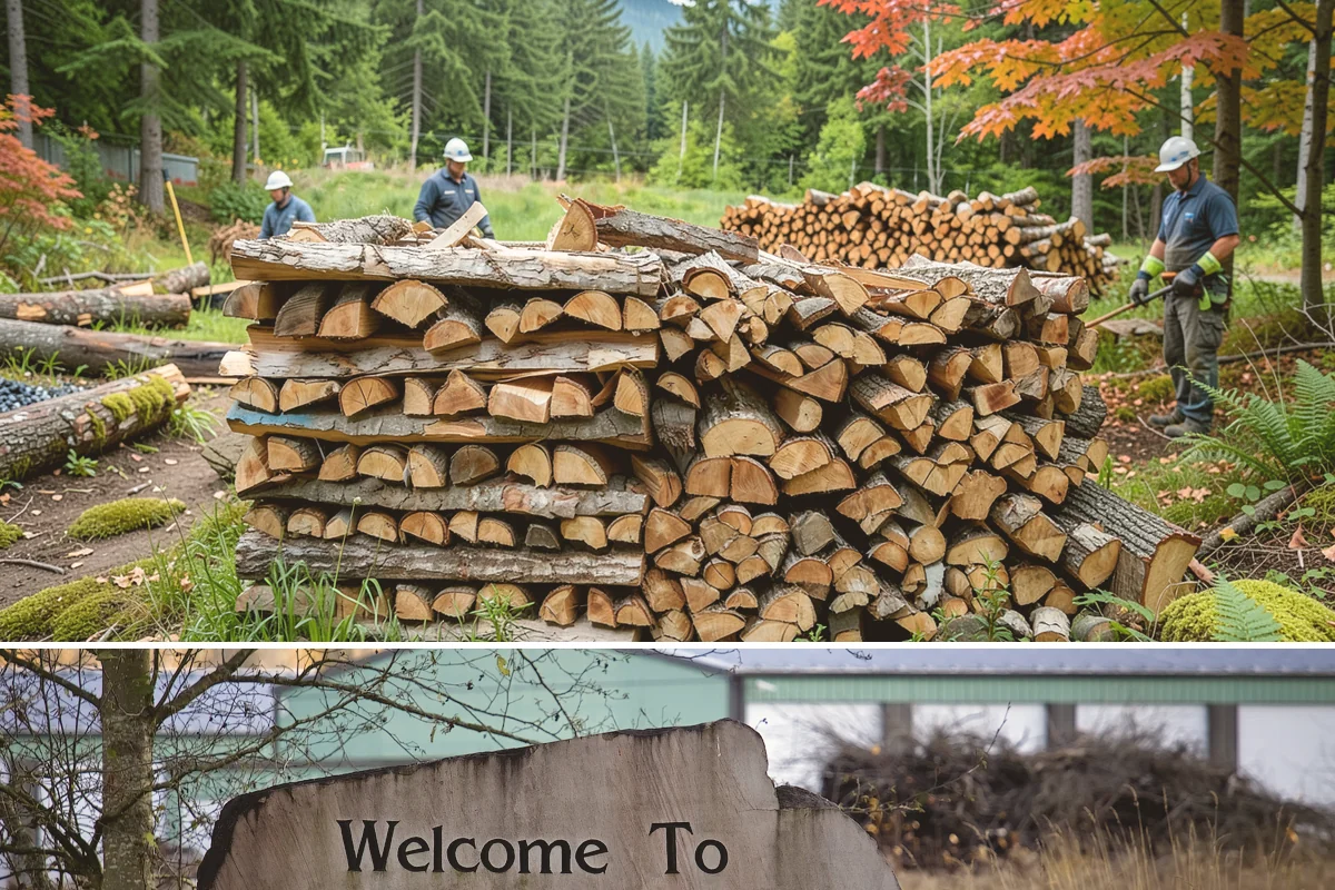 Firewood Area Cleanup in Buckley, Pierce County, WA - Early spring is the sweet spot for a full reset after winter, though a fall visit preps the space ahead of heating season.