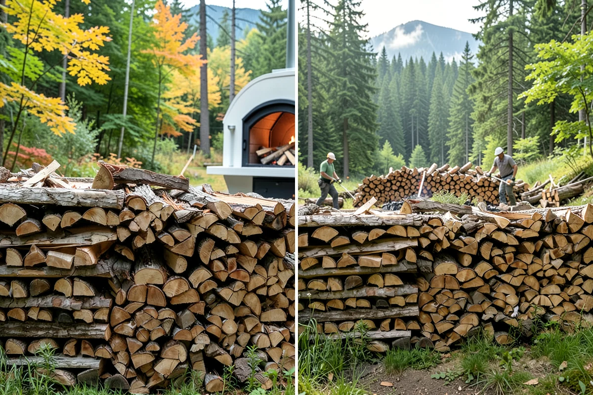 Firewood Area Cleanup in Clyde Hill, King County, WA - Assess the full firewood area and note all the material to clear