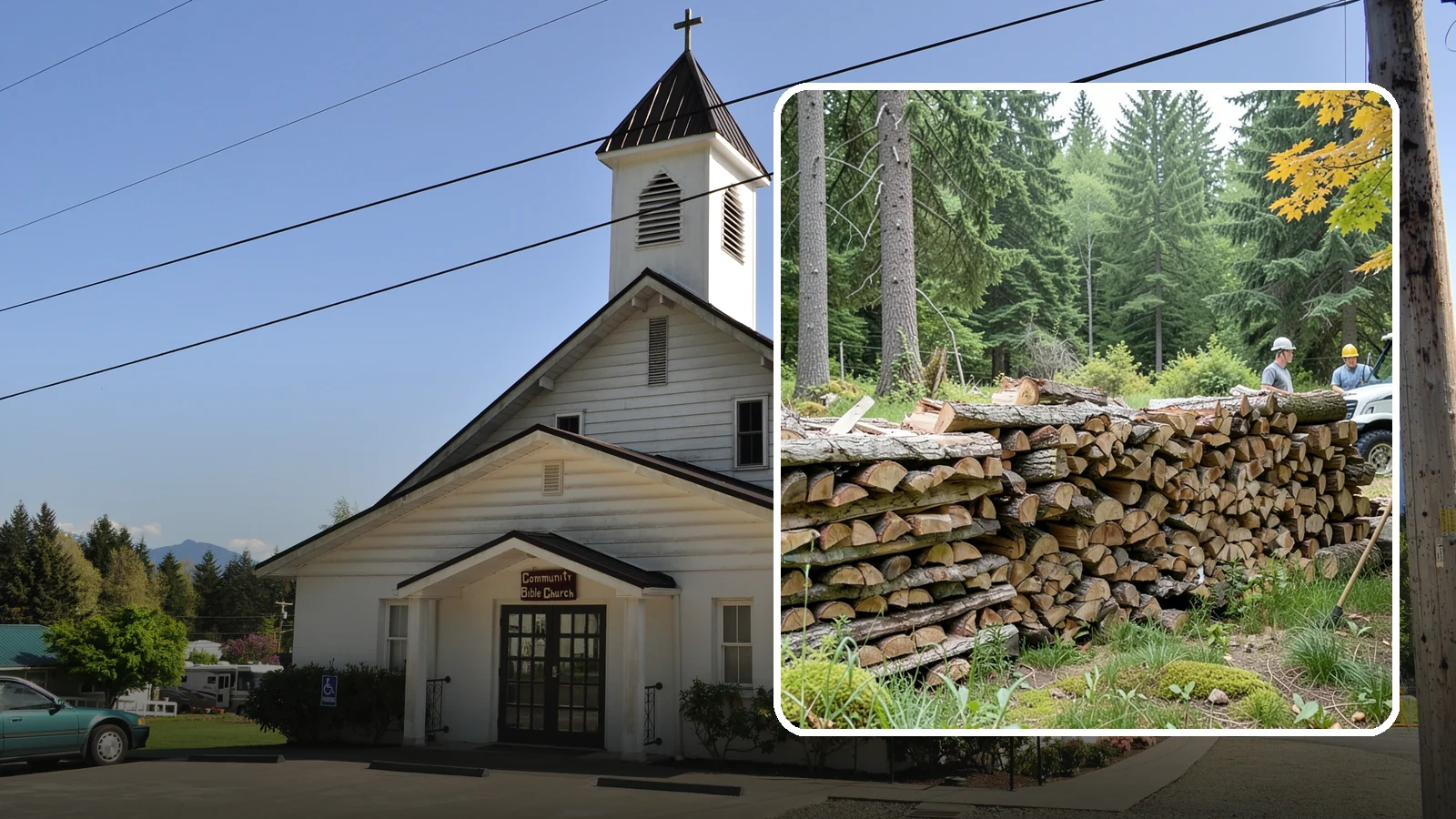 Firewood Area Cleanup in Concrete, Skagit County, WA - We give your entire firewood zone a full reset, clearing debris, scraps, and clutter from top to bottom.