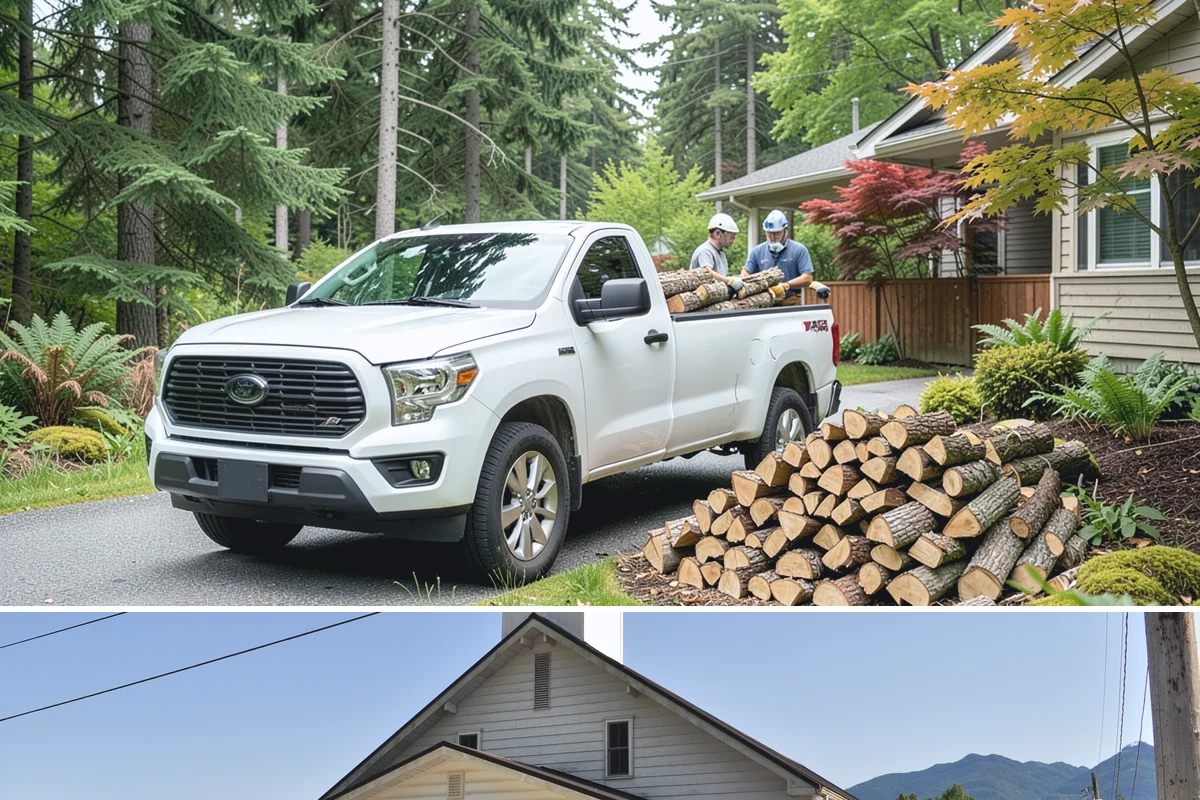 Firewood Area Cleanup in Concrete, Skagit County, WA - Early spring is the sweet spot for a full reset after winter, though a fall visit preps the space ahead of heating season.