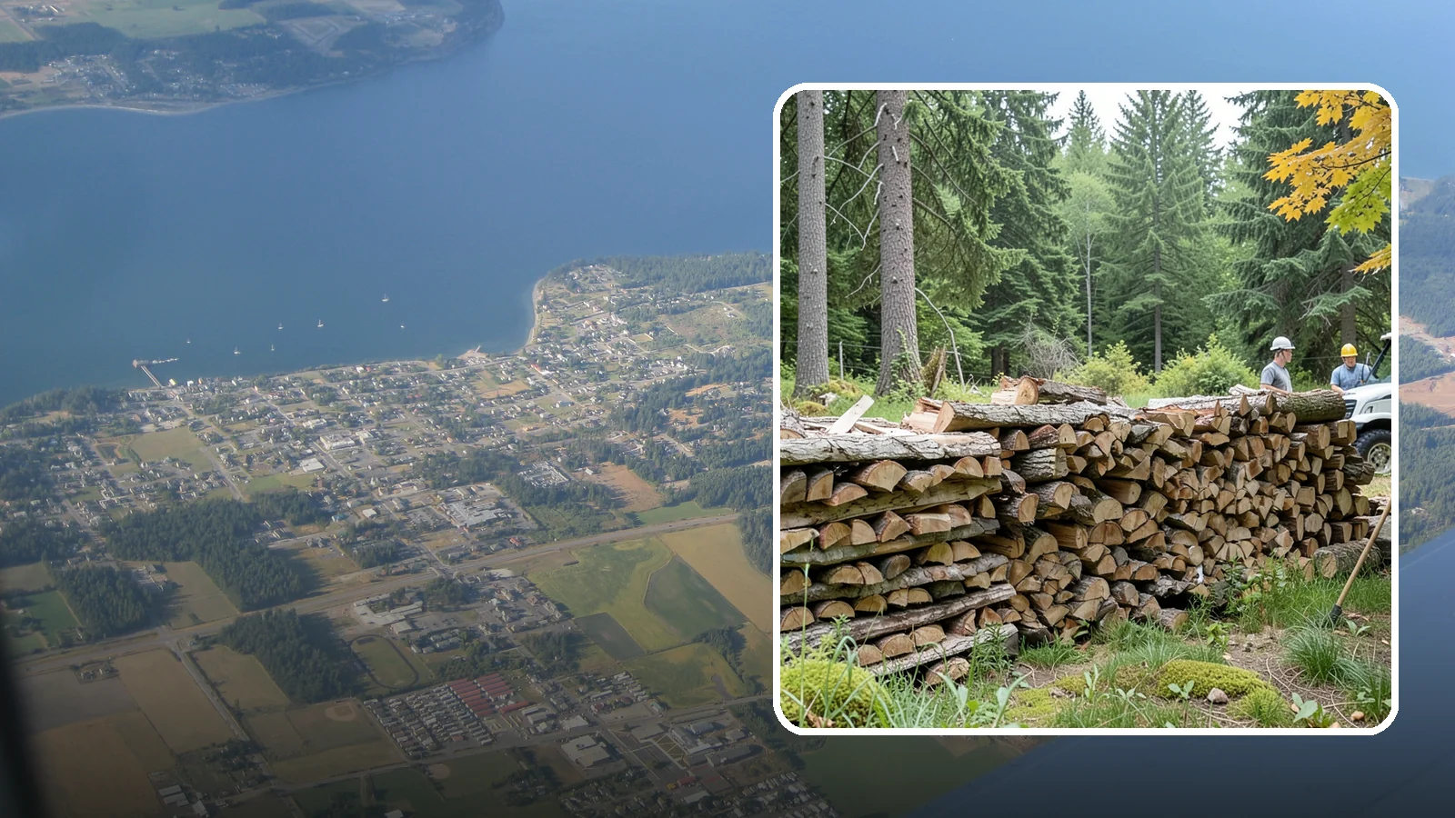 Firewood Area Cleanup in Coupeville, Island County, WA - We give your entire firewood zone a full reset, clearing debris, scraps, and clutter from top to bottom.